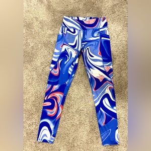 Girl’s Athletic leggings. Selling the pair - both are size 7/8.